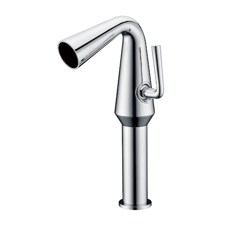 Alfi Brand Polished Chrome Sgl Hole Tall Cone Waterfall Bathroom Faucet AB1792-PC